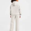 Klassieke, zachte oversized Joggingbroek met rechte pijpen