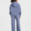 Klassieke, zachte oversized Joggingbroek met rechte pijpen