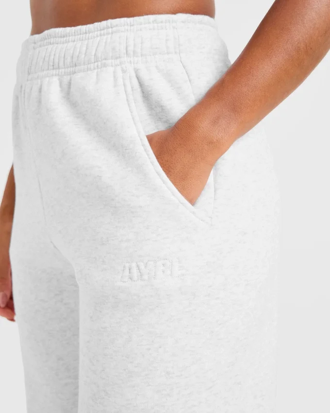 Klassieke, zachte oversized Joggingbroek met rechte pijpen