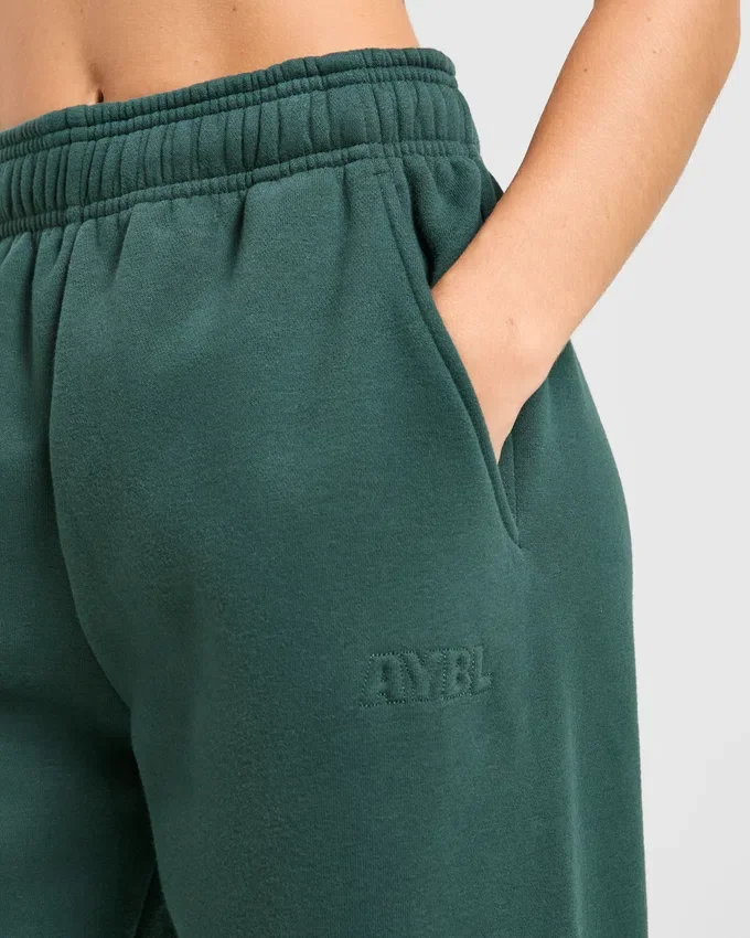 Klassieke, zachte oversized Joggingbroek met rechte pijpen