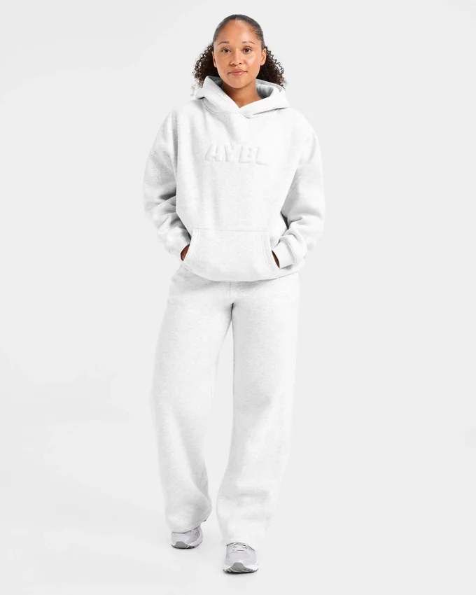 Klassieke, zachte oversized Joggingbroek met rechte pijpen