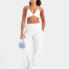 Klassieke, zachte oversized Joggingbroek met rechte pijpen