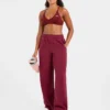 Klassieke, zachte oversized Joggingbroek met rechte pijpen