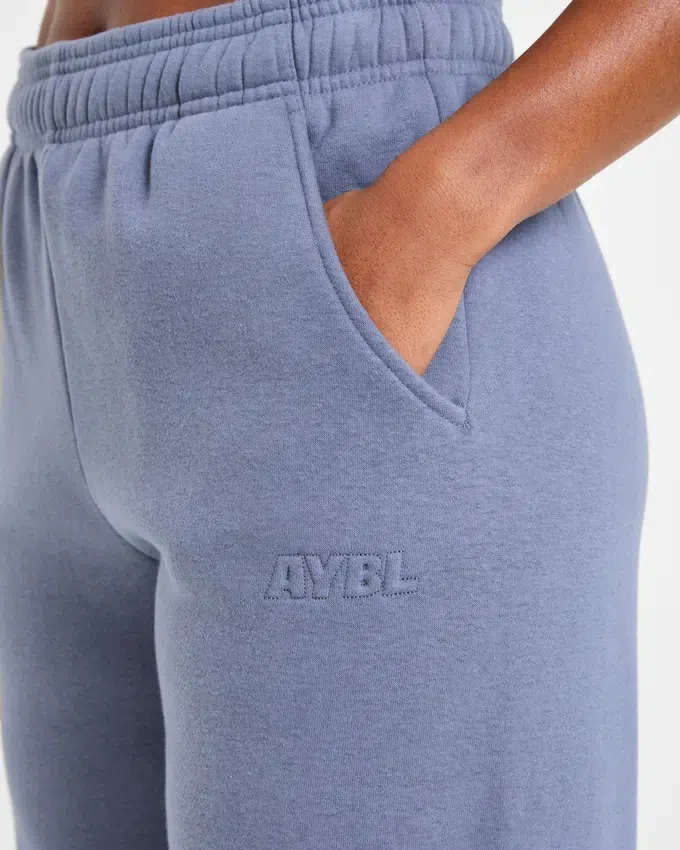 Klassieke, zachte oversized Joggingbroek met rechte pijpen