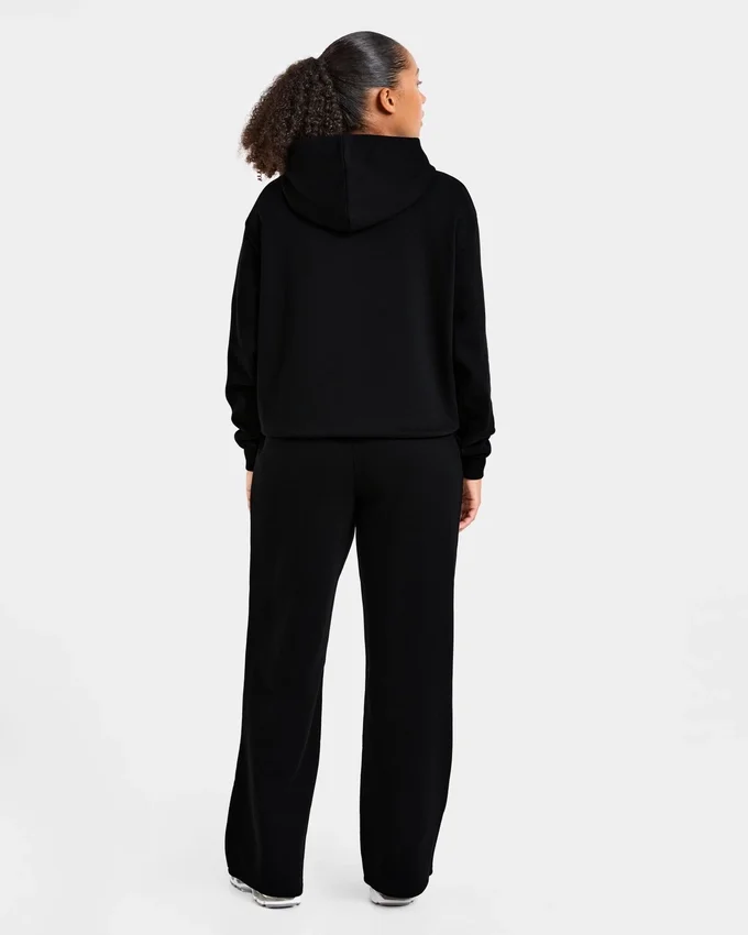 Lifestyle oversized Joggingbroek met rechte pijpen