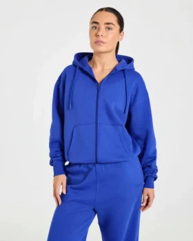 Lifestyle oversized hoodie met rits