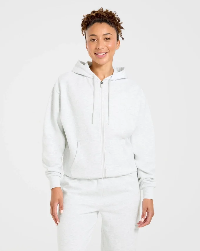 Lifestyle oversized hoodie met rits