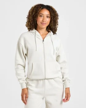 Lifestyle oversized hoodie met rits