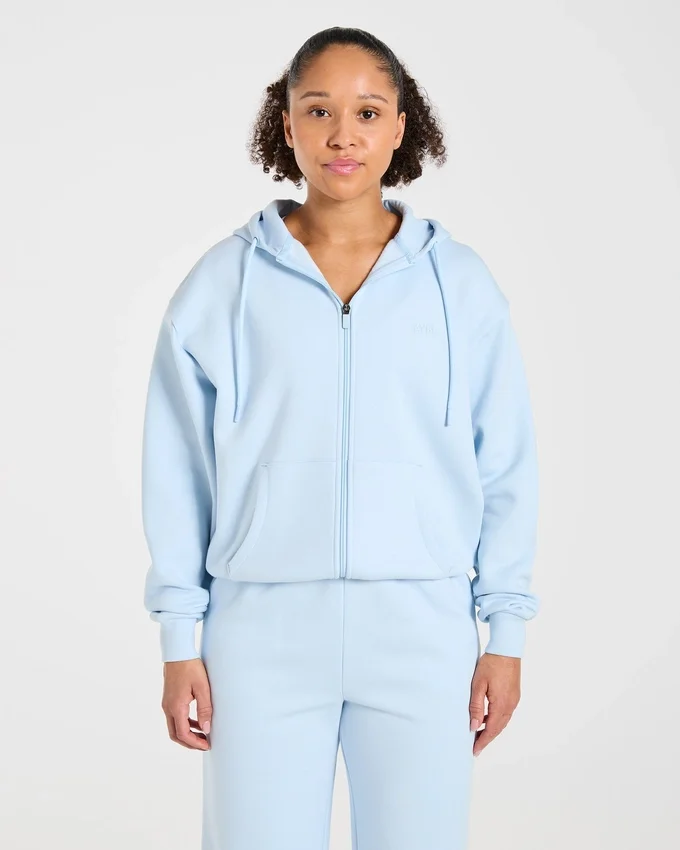 Lifestyle oversized hoodie met rits
