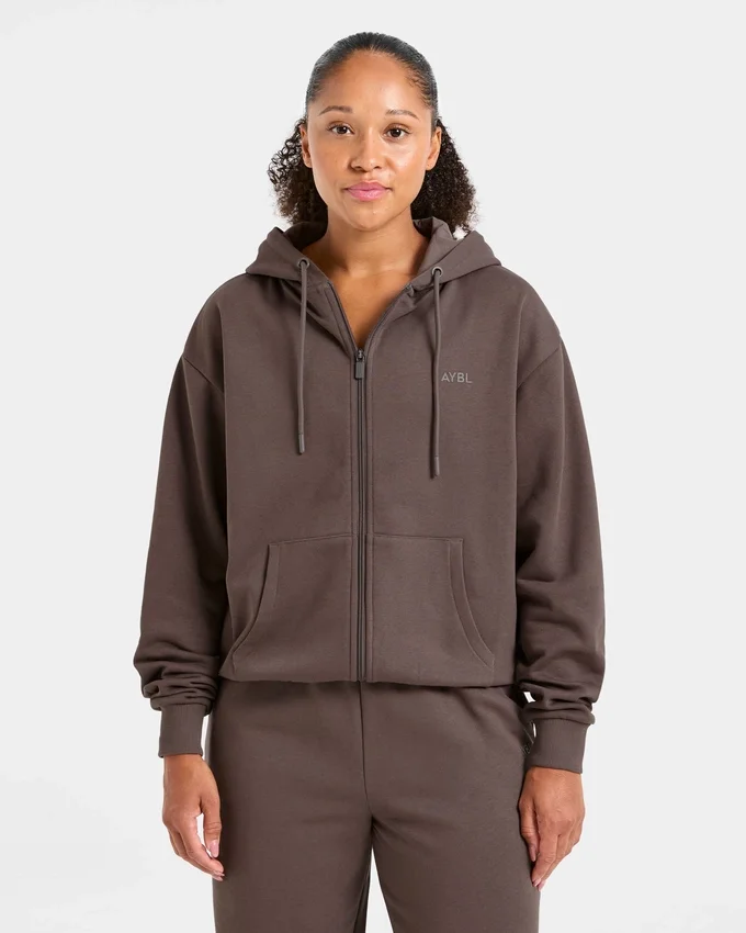 Lifestyle oversized hoodie met rits