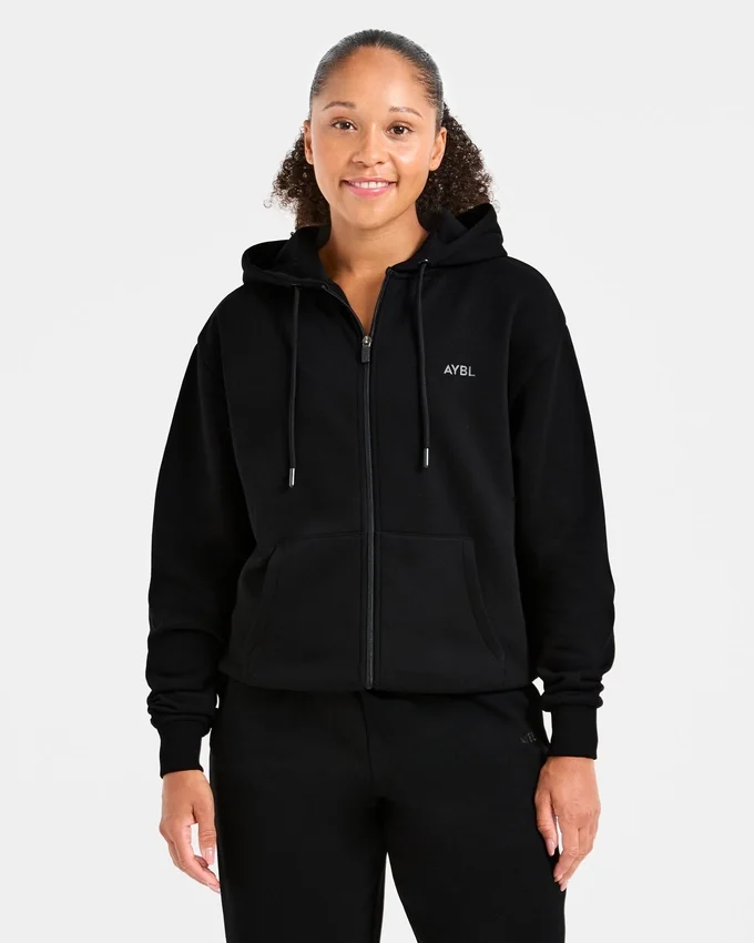 Lifestyle oversized hoodie met rits