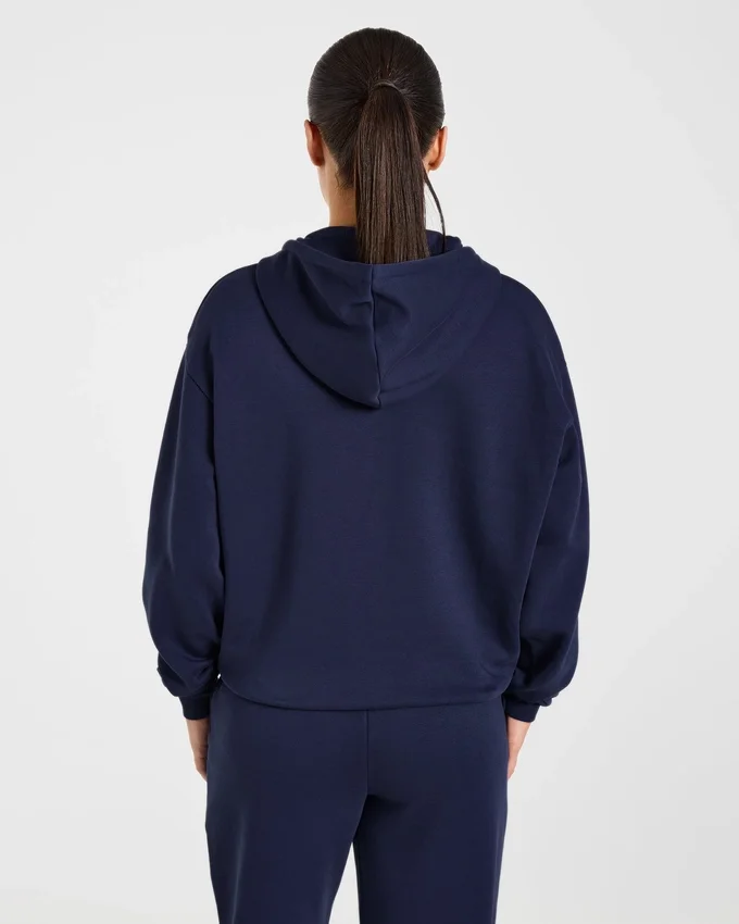 Lifestyle oversized hoodie met rits