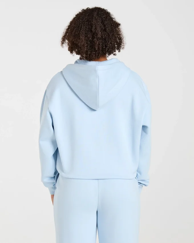 Lifestyle oversized hoodie met rits