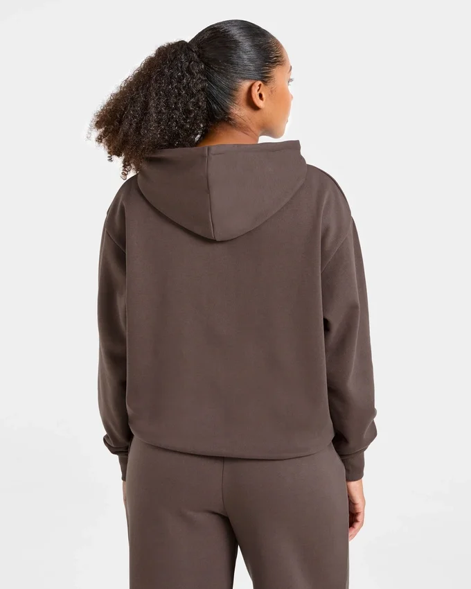 Lifestyle oversized hoodie met rits