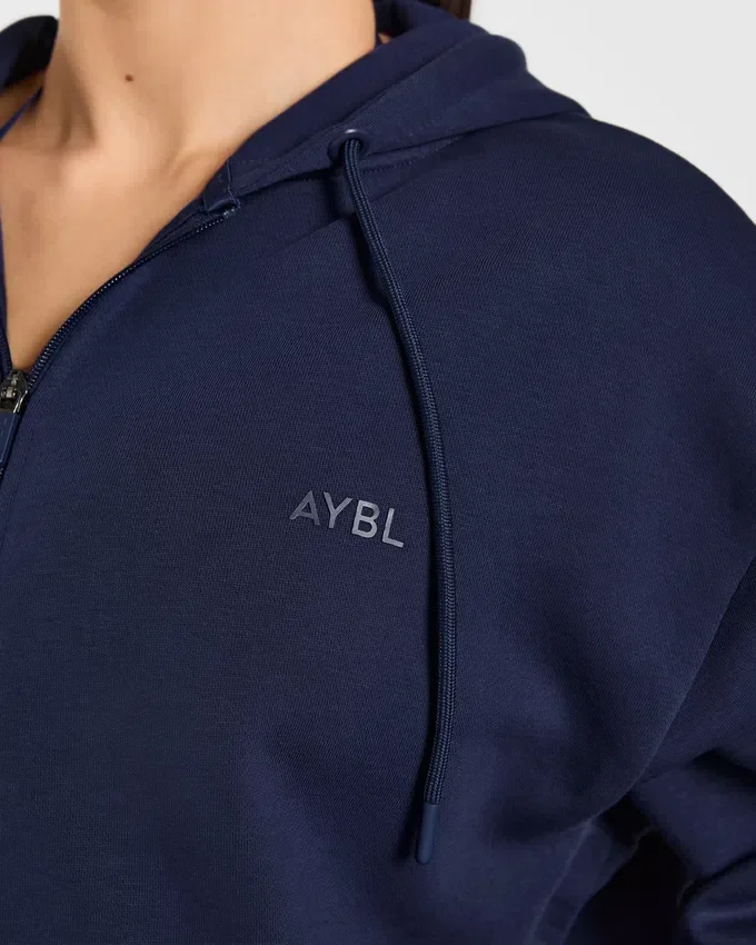 Lifestyle oversized hoodie met rits