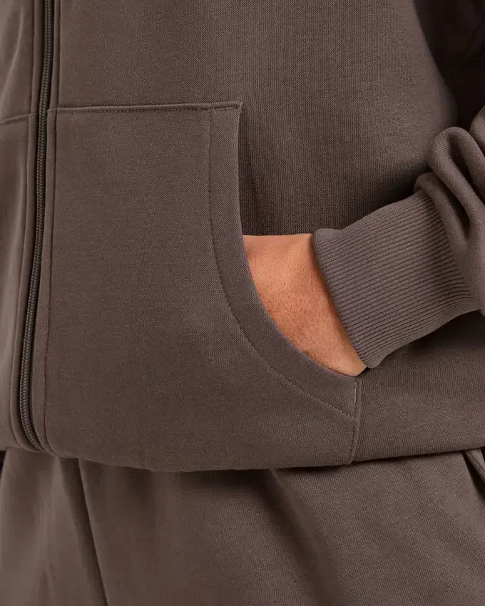 Lifestyle oversized hoodie met rits