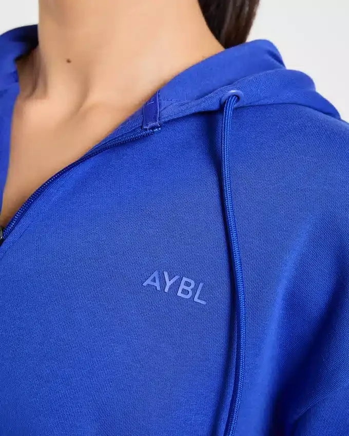 Lifestyle oversized hoodie met rits