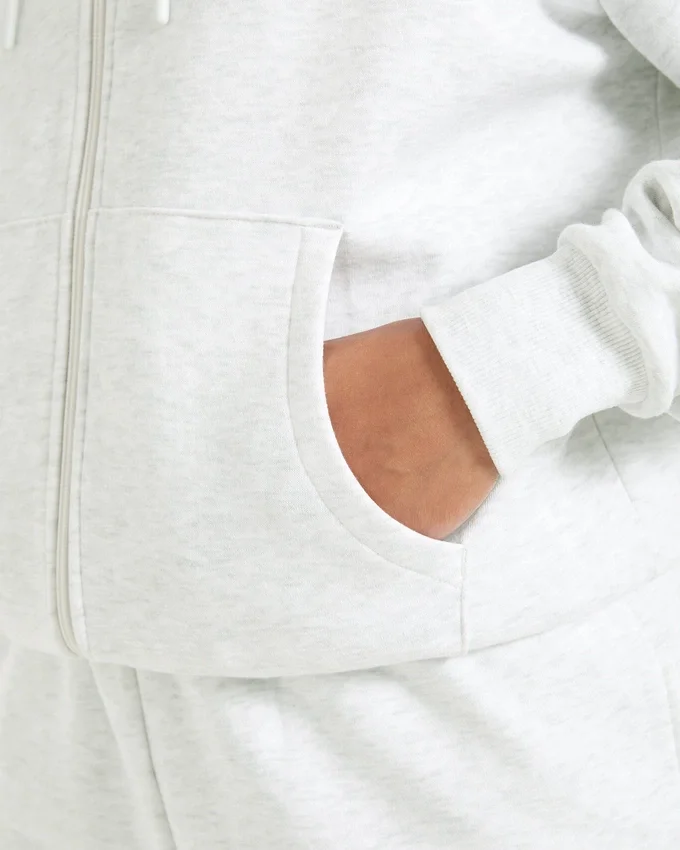 Lifestyle oversized hoodie met rits