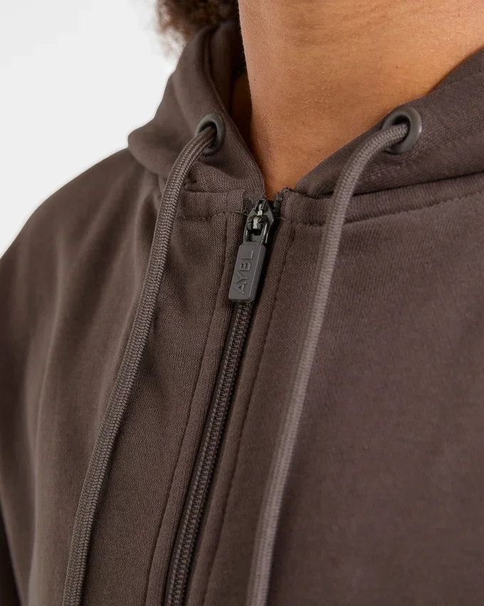 Lifestyle oversized hoodie met rits