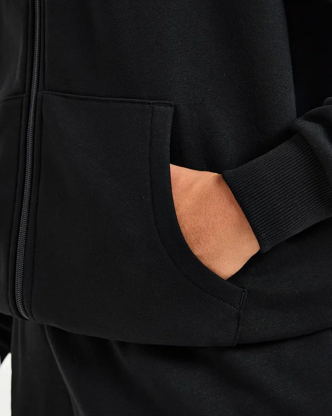 Lifestyle oversized hoodie met rits