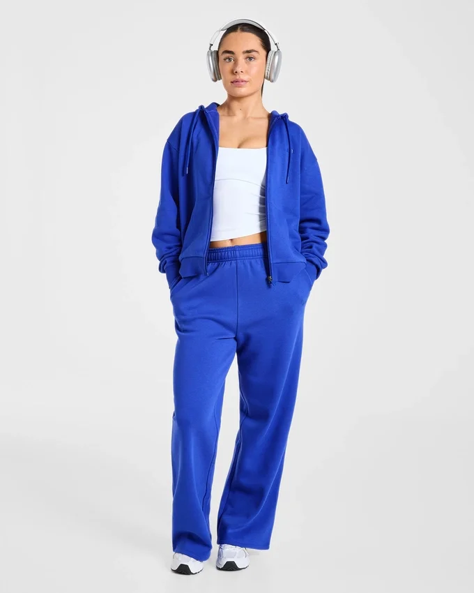 Lifestyle oversized hoodie met rits