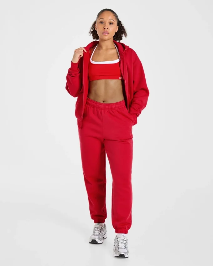 Lifestyle oversized hoodie met rits