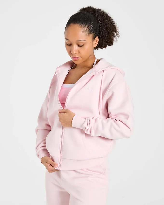 Lifestyle oversized hoodie met rits