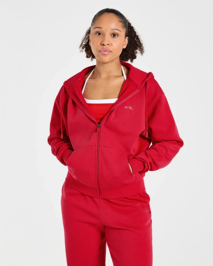 Lifestyle oversized hoodie met rits