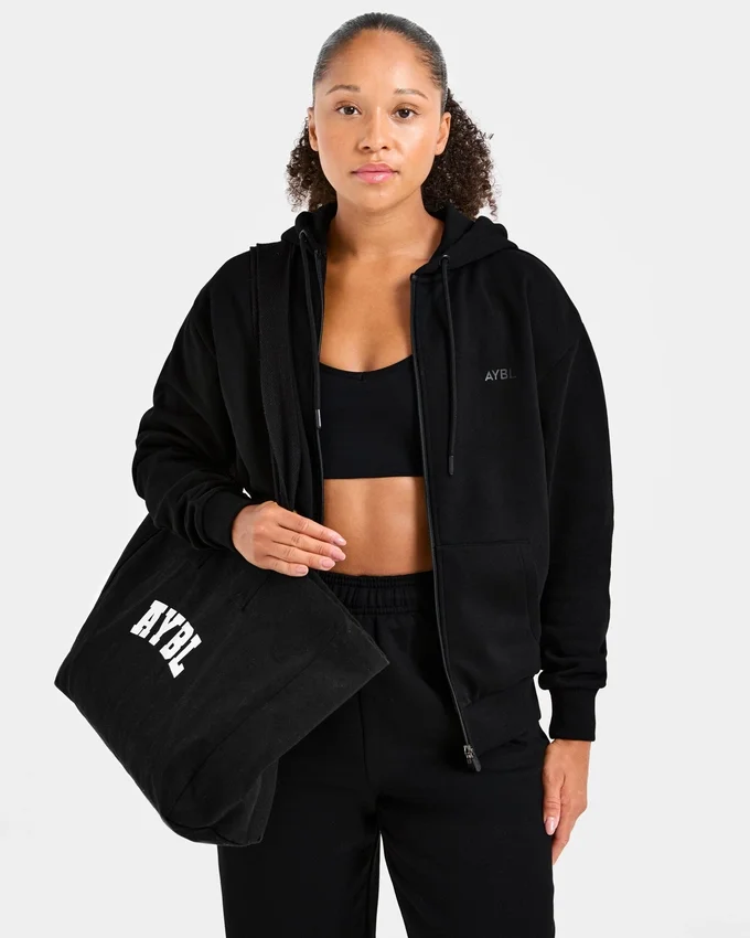 Lifestyle oversized hoodie met rits