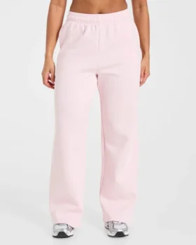 Lifestyle oversized Joggingbroek met rechte pijpen