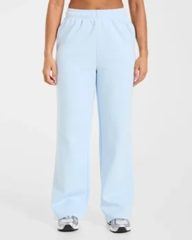 Lifestyle oversized Joggingbroek met rechte pijpen