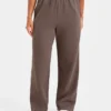 Lifestyle oversized Joggingbroek met rechte pijpen