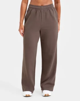 Lifestyle oversized Joggingbroek met rechte pijpen