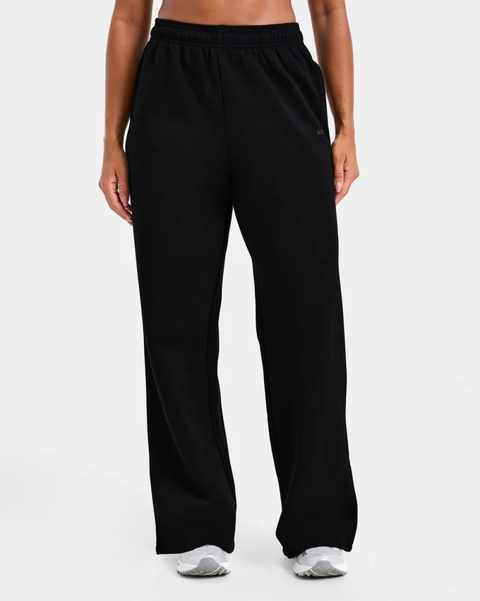 Lifestyle oversized Joggingbroek met rechte pijpen