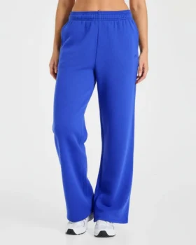 Lifestyle oversized Joggingbroek met rechte pijpen