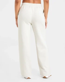 Lifestyle oversized Joggingbroek met rechte pijpen