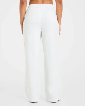 Lifestyle oversized Joggingbroek met rechte pijpen
