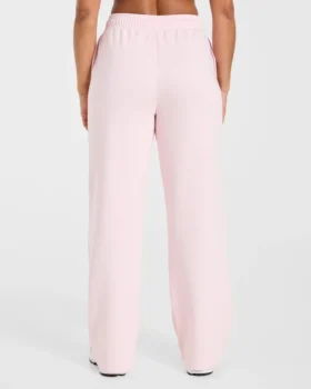 Lifestyle oversized Joggingbroek met rechte pijpen