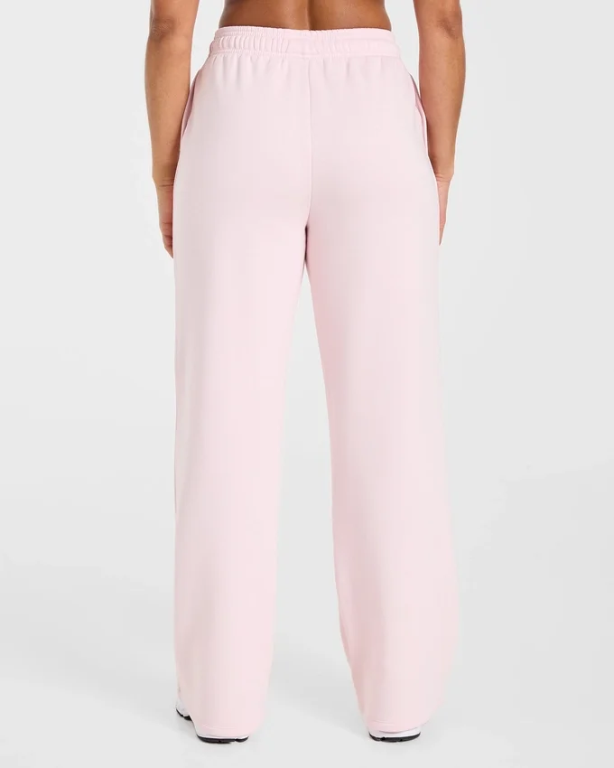 Lifestyle oversized Joggingbroek met rechte pijpen
