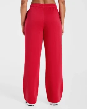 Lifestyle oversized Joggingbroek met rechte pijpen
