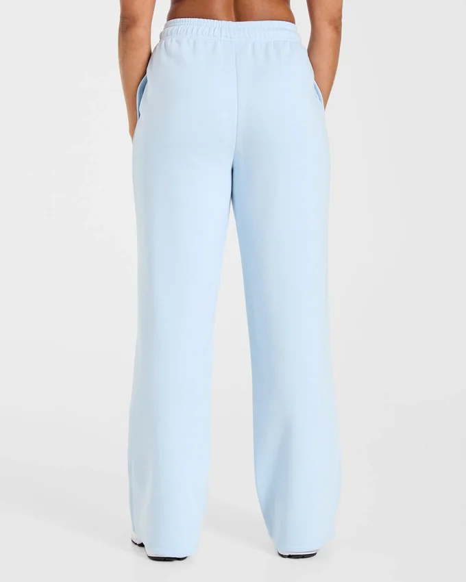 Lifestyle oversized Joggingbroek met rechte pijpen