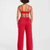 Lifestyle oversized Joggingbroek met rechte pijpen