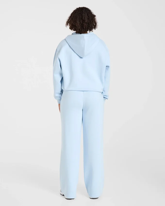Lifestyle oversized Joggingbroek met rechte pijpen