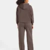 Lifestyle oversized Joggingbroek met rechte pijpen
