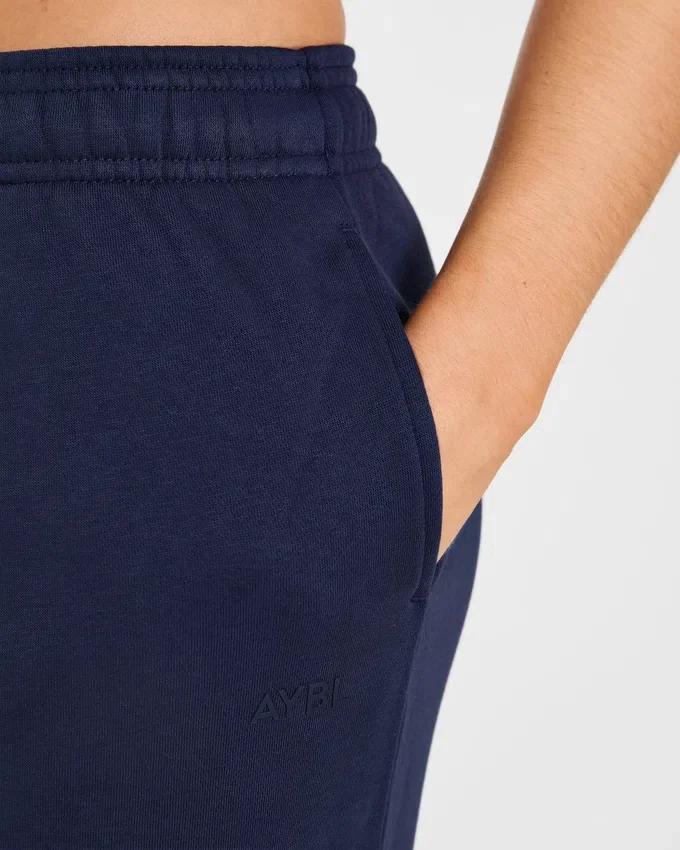 Lifestyle oversized Joggingbroek met rechte pijpen