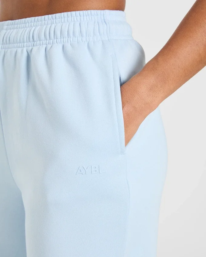 Lifestyle oversized Joggingbroek met rechte pijpen