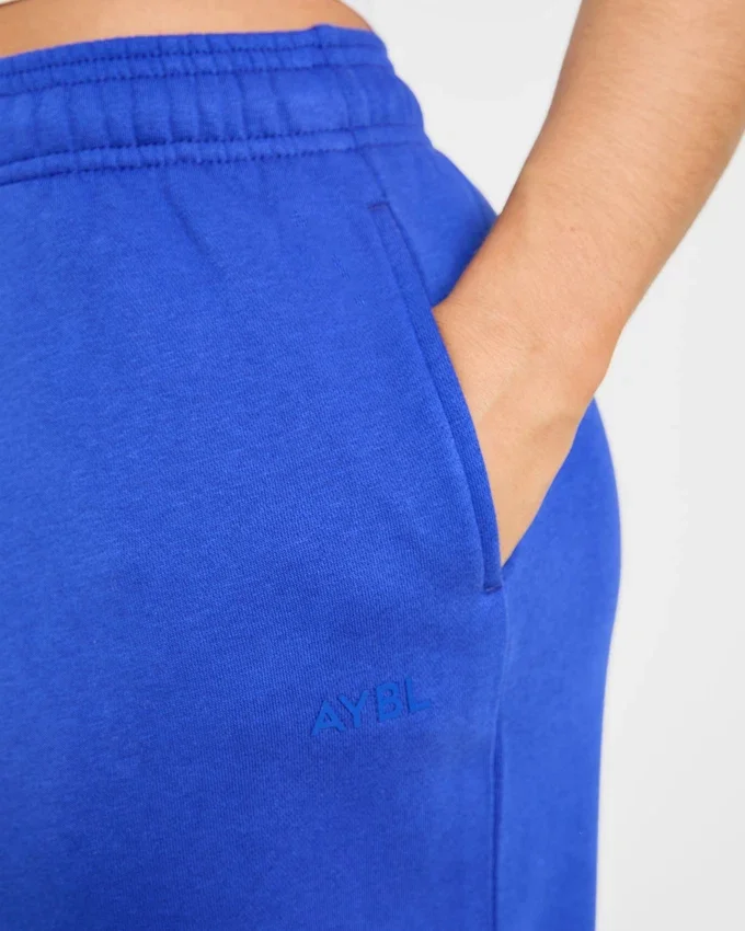 Lifestyle oversized Joggingbroek met rechte pijpen