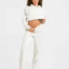 Lifestyle oversized Joggingbroek met rechte pijpen