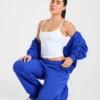 Lifestyle oversized Joggingbroek met rechte pijpen