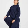 Lifestyle oversized Joggingbroek met rechte pijpen